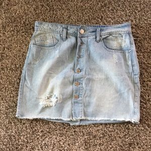 Jean skirt
